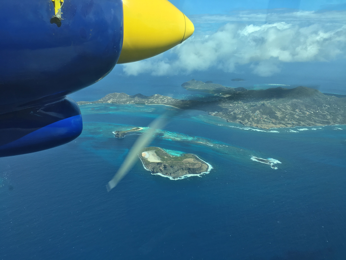 Fly to the Grenadines